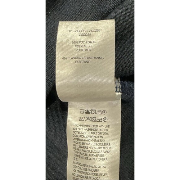 Lucky Brand Sweater Womens Medium Navy Blue Lightweight Casual Preppy - Picture 7 of 9